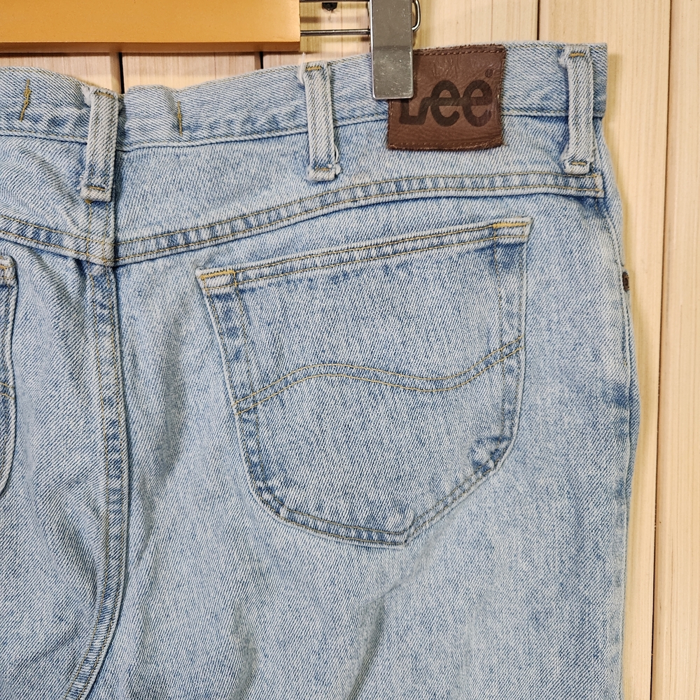 Lee Jeans, Vintage, Men, Light Blue, Relaxed Size 42x32, Regular Fit
